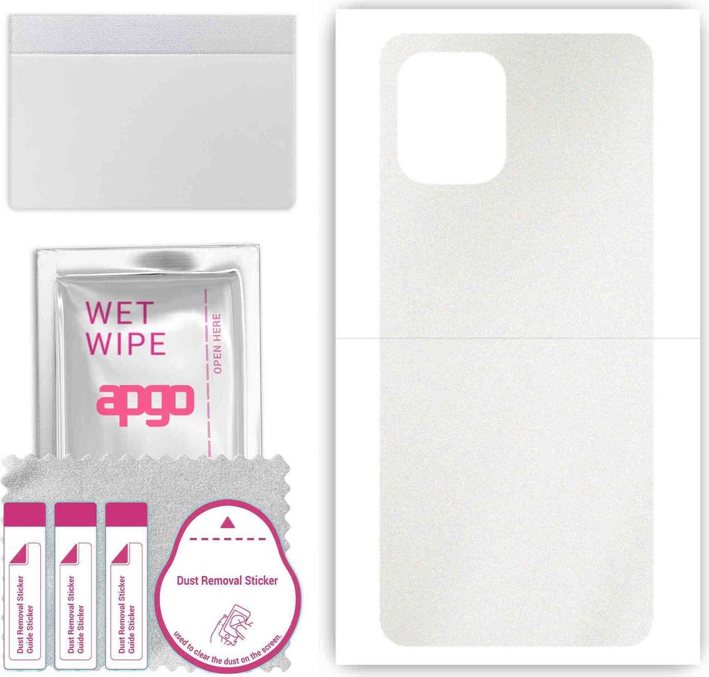 apgo Rückseite Schutzfolie, Skin, kompatibel mit Oppo Find X3 Pro, Hinten Displayschutzfolie aus Vinylfolie, kratzfest, einfache Montage - Matt Tr...