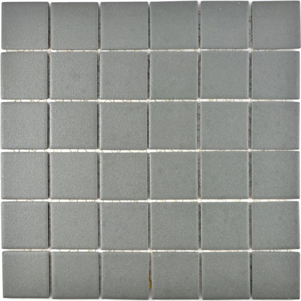 Mosaikfliese Keramik grau metall RUTSCHEMMEND RUTSCHSICHER MOS14-0222-R10