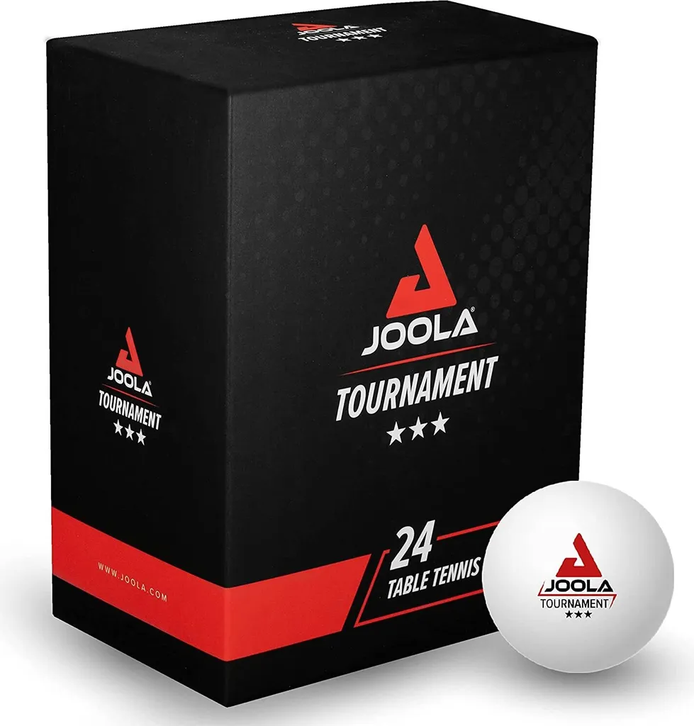 JOOLA Balles de ping-pong TOURNAMENT*** 40+ WH CT24 Tennis de table