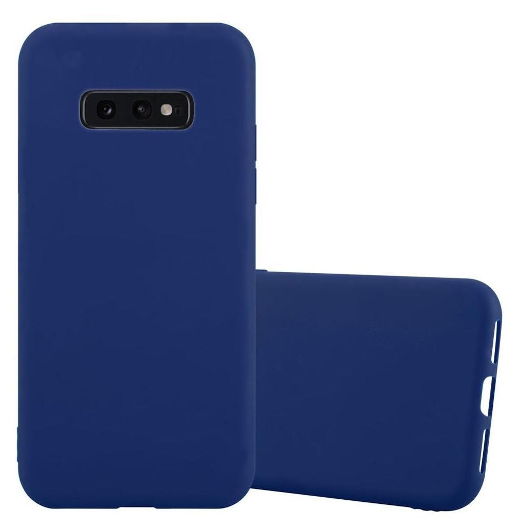 Cadorabo Hülle für Samsung Galaxy S10e Schutzhülle in Blau Handyhülle TPU Silikon Etui Case Cover