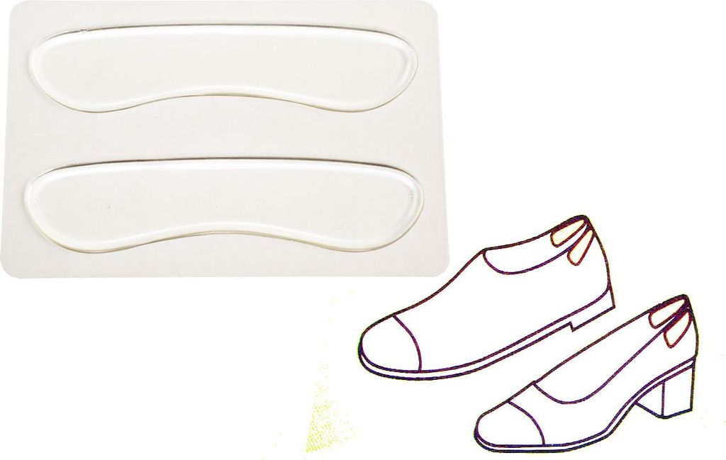Bevaform Gel Pads Polst Streifen Fersenhalter Fersenkissen Damen Herren Gel Fersenhalter