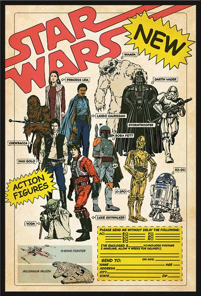 Cadre Shinsuke Star Wars : Protégez vos Affiches de la Poussière