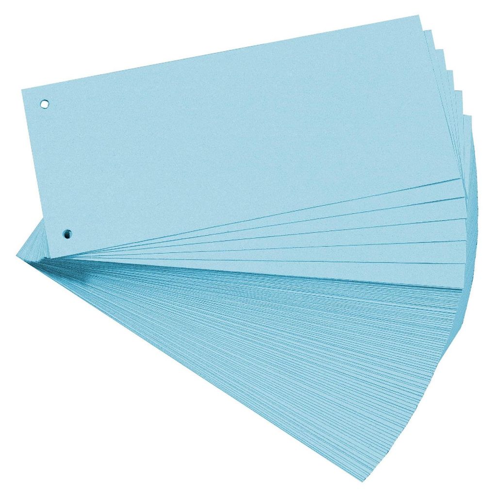 EXACOMPTA Intercalaires 105 x 240 mm bleu 180 g/qm 100 Image du produit 