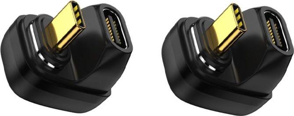 INF U-förmiger Magnetischer USB-C Adapter: Strom, Daten & 8K Übertragung