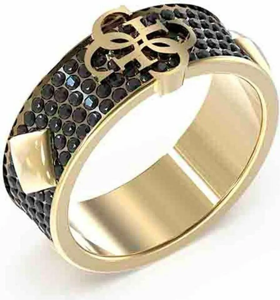 Anello Guess JUMR03232JWYG Taglia 22 - Gioielleria Uomo Gold Plated