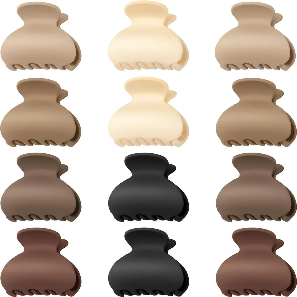 PROPOG 12 Pezzi Mini Accessori Capelli - Clip Opache Alta Qualità