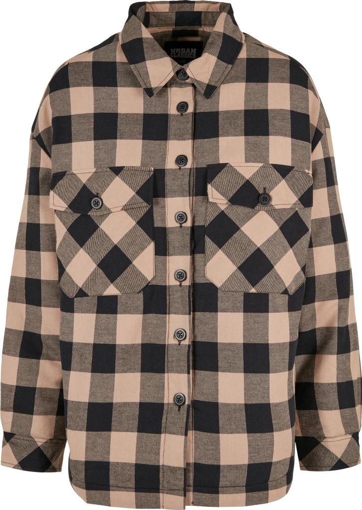 Urban Classics Ladies - Flanell Oversized Shirt Jacke - M