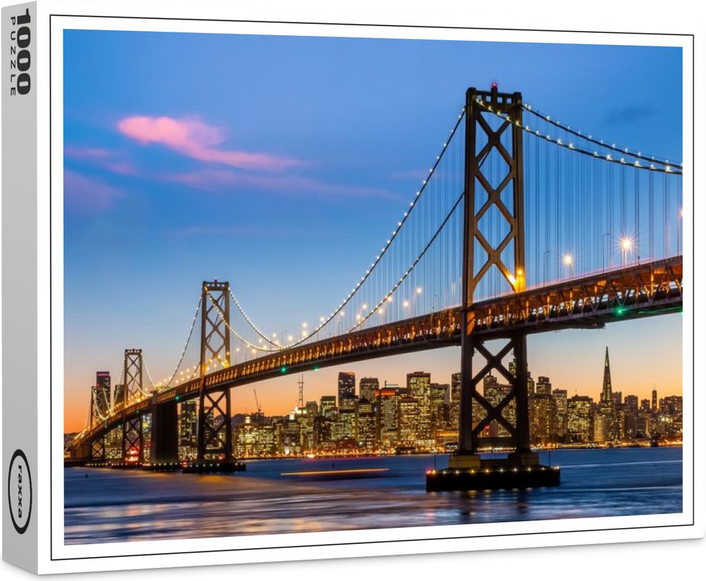 raxxa Premium-Puzzle "Berühmte Golden Gate Bridge San Francisco", 1000 Teile