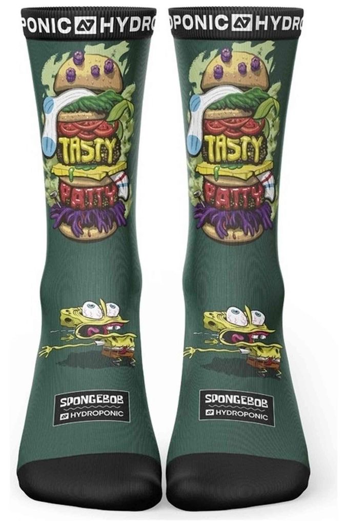 Socken Hydroponic Bob Esponja burger für Herren