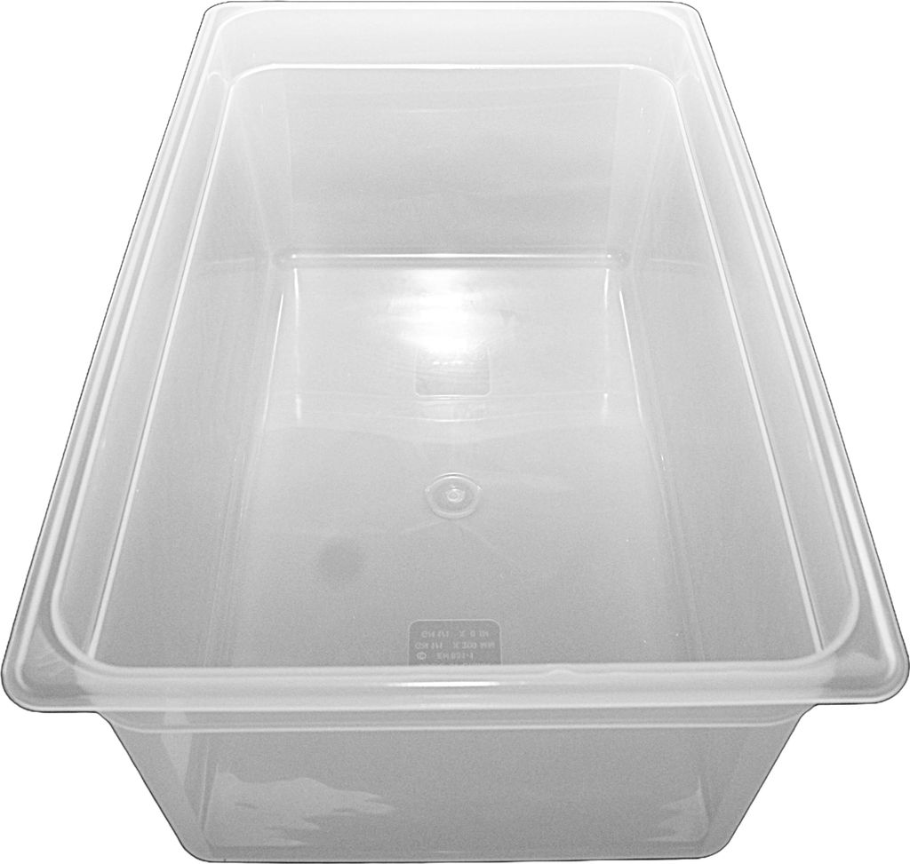 GN-Behälter 1/1 200 mm aus Polypropylen Transparent Gastronormbehälter