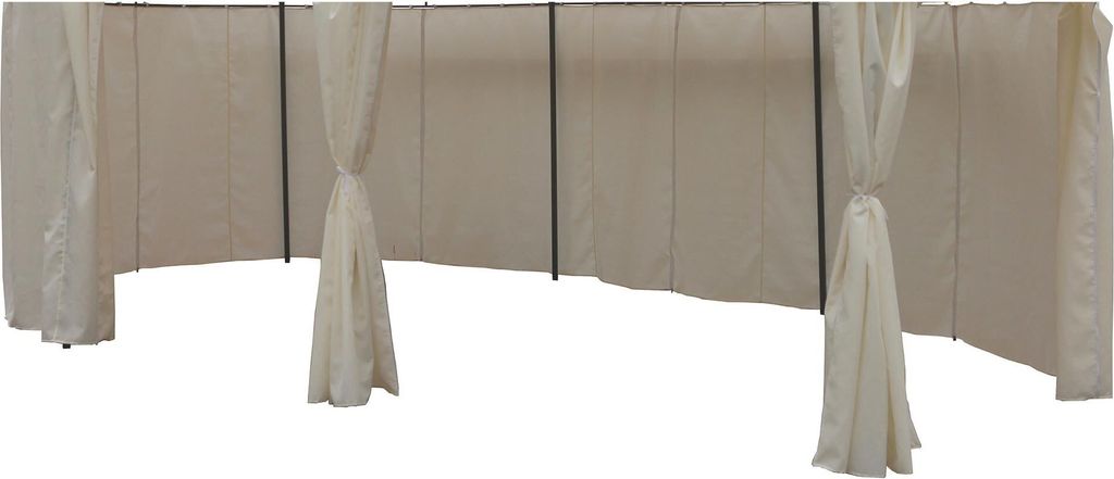 8er Set Seitenteile Pavillon 5,3x3,5m oval wasserabweisend Produktbild 