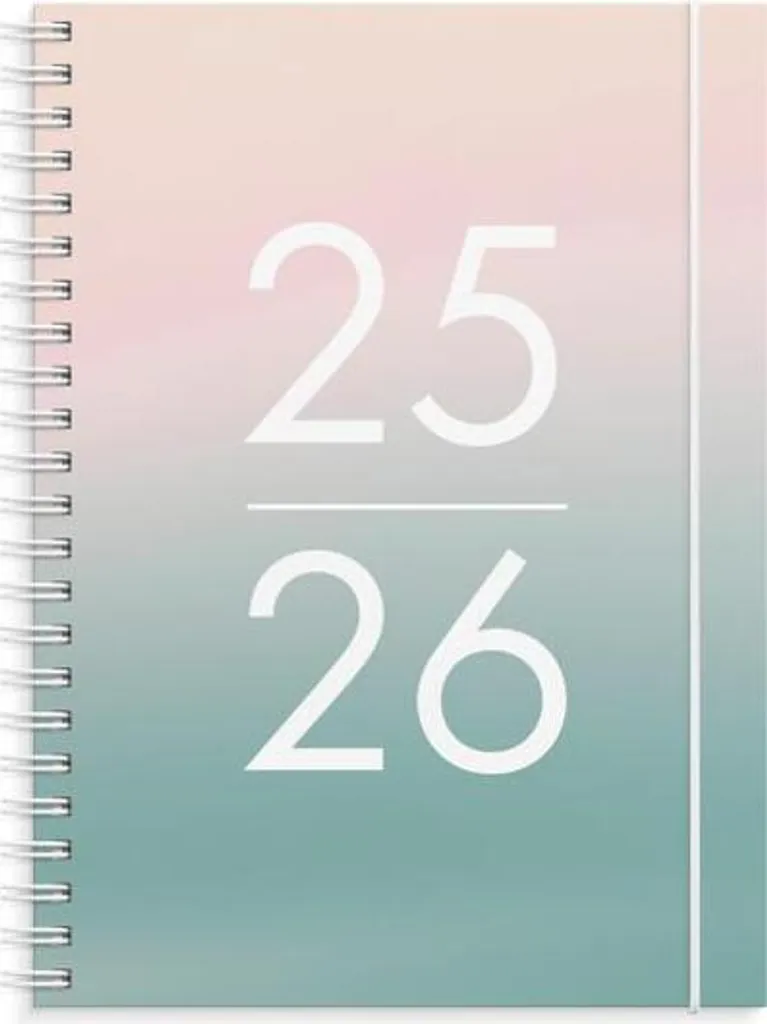 Agenda scolaire A5 Burde Senator 2025/2026 avec couverture colorée