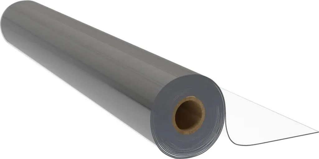 vidaXL Film de Table Transparent 0,9x15 m en PVC 2 mm Haute Qualité