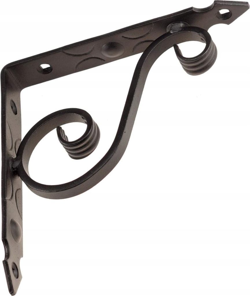 FEINZ | Regalträger dekorativ - 150 x 150 mm - Schwarz - Robuste Qualität - Stilvolles Design