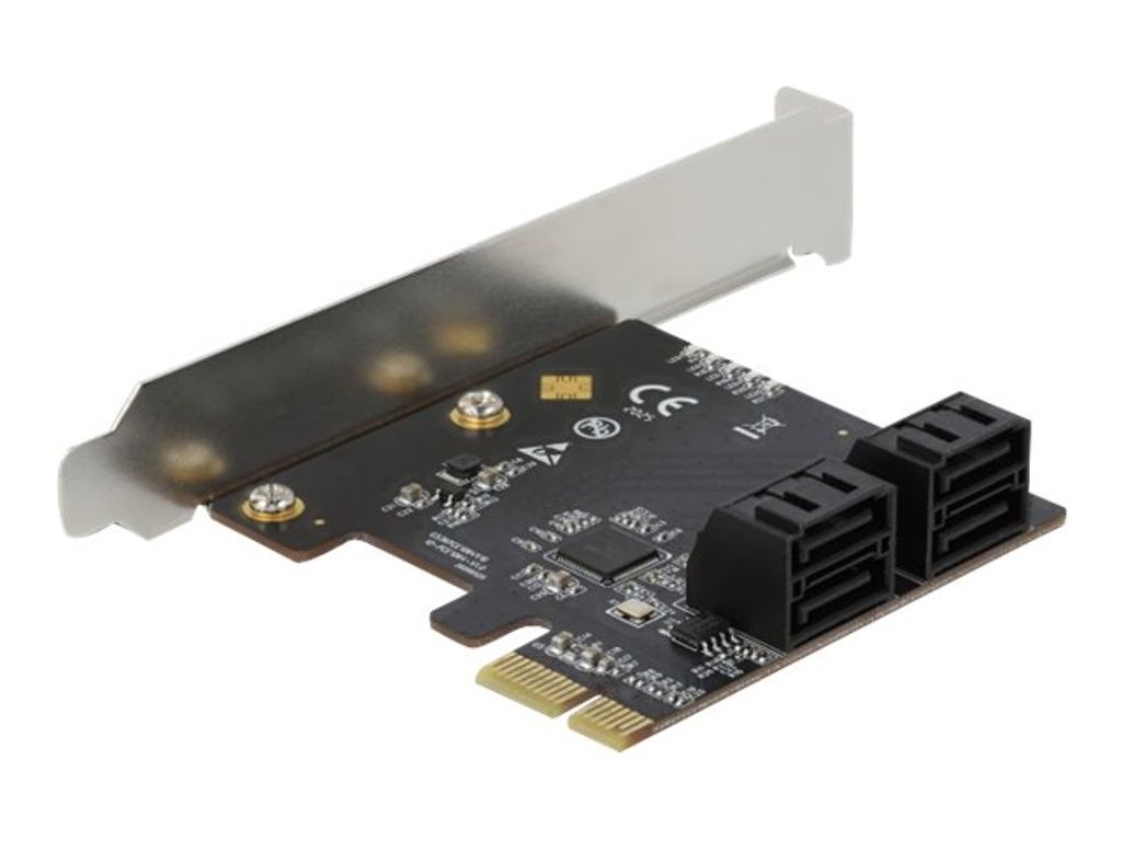 Delock - Speicher-Controller - SATA 6Gb/s Low-Profile - 600 MBps - PCIe 3.0 x2