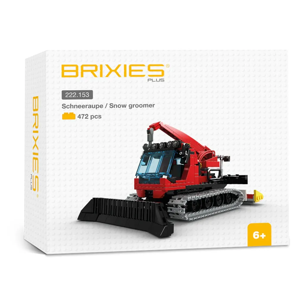 Dameuse de Piste en Mini Briques BRIXIES Plus : Modèle Haute Précision - 4