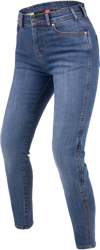 Rebelhorn Classic 3 Slim Fit Damen Motorrad Jeans, blau verwaschen, 42/30