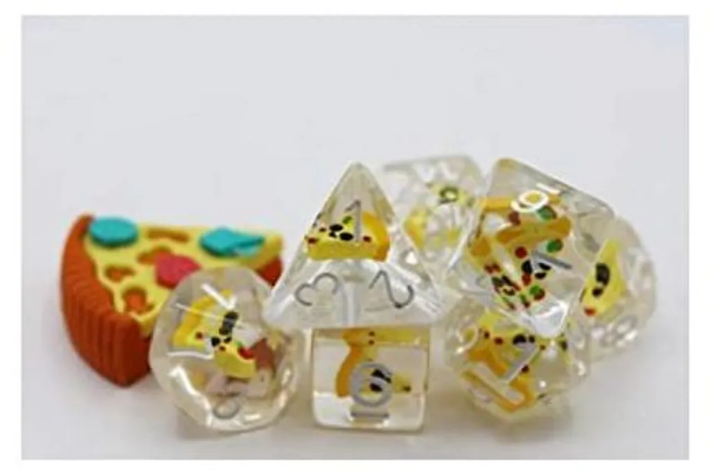Jeu de cubes Pizza multicolore pour le développement de la motricité