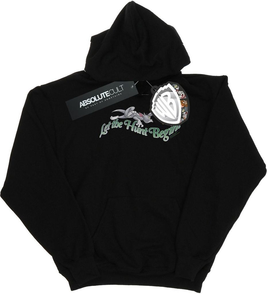 Tom And Jerry - "Let The Hunt Begin" Kapuzenpullover für Herren BI19222 (M) (Schwarz)