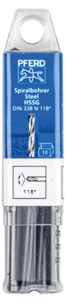 PFERD 25203519, Bohrer, 10 Stück(e)