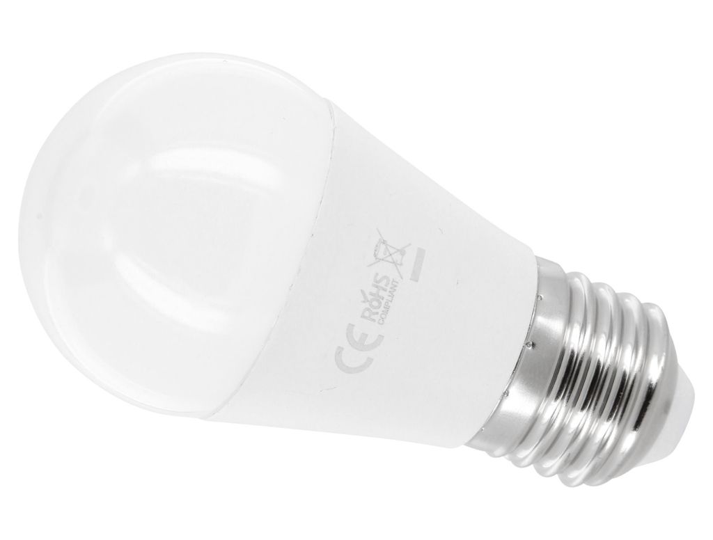 LED Birne G45 E27 8W - kaltweiß Produktbild 