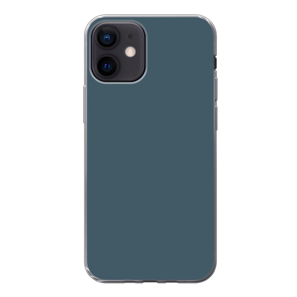 MuchoWow Handyhülle Schutzhülle Hülle für iPhone 12 Oceana - Farben - Palette Silikon Softcase Handy Hülle - Schutzhülle