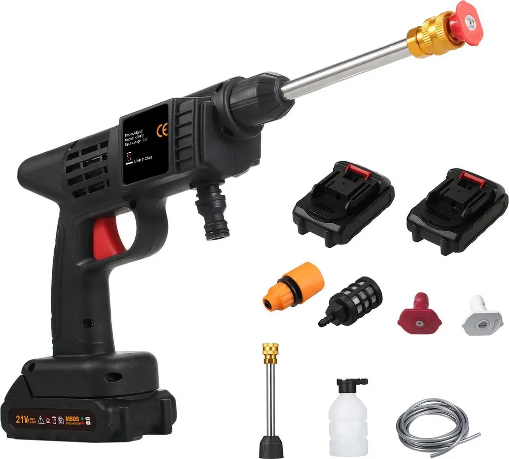 Idropulitrice, 150 PSI, senza fili, nera, a batteria