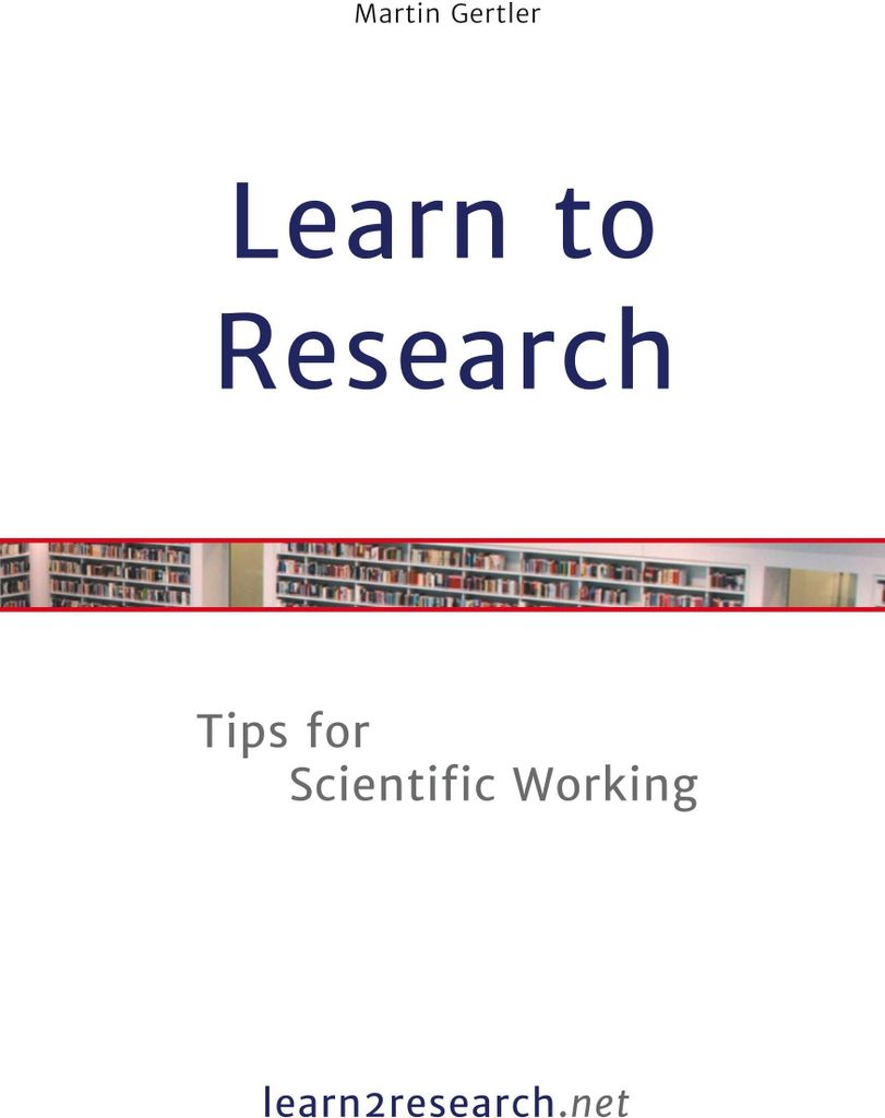 Learn to Research