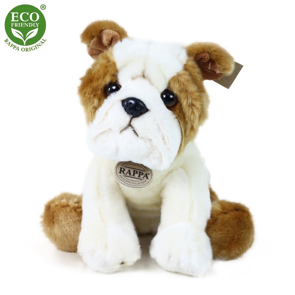 Bulldoggen-Plüschhund 26 cm UMWELTFREUNDLICH Produktbild 