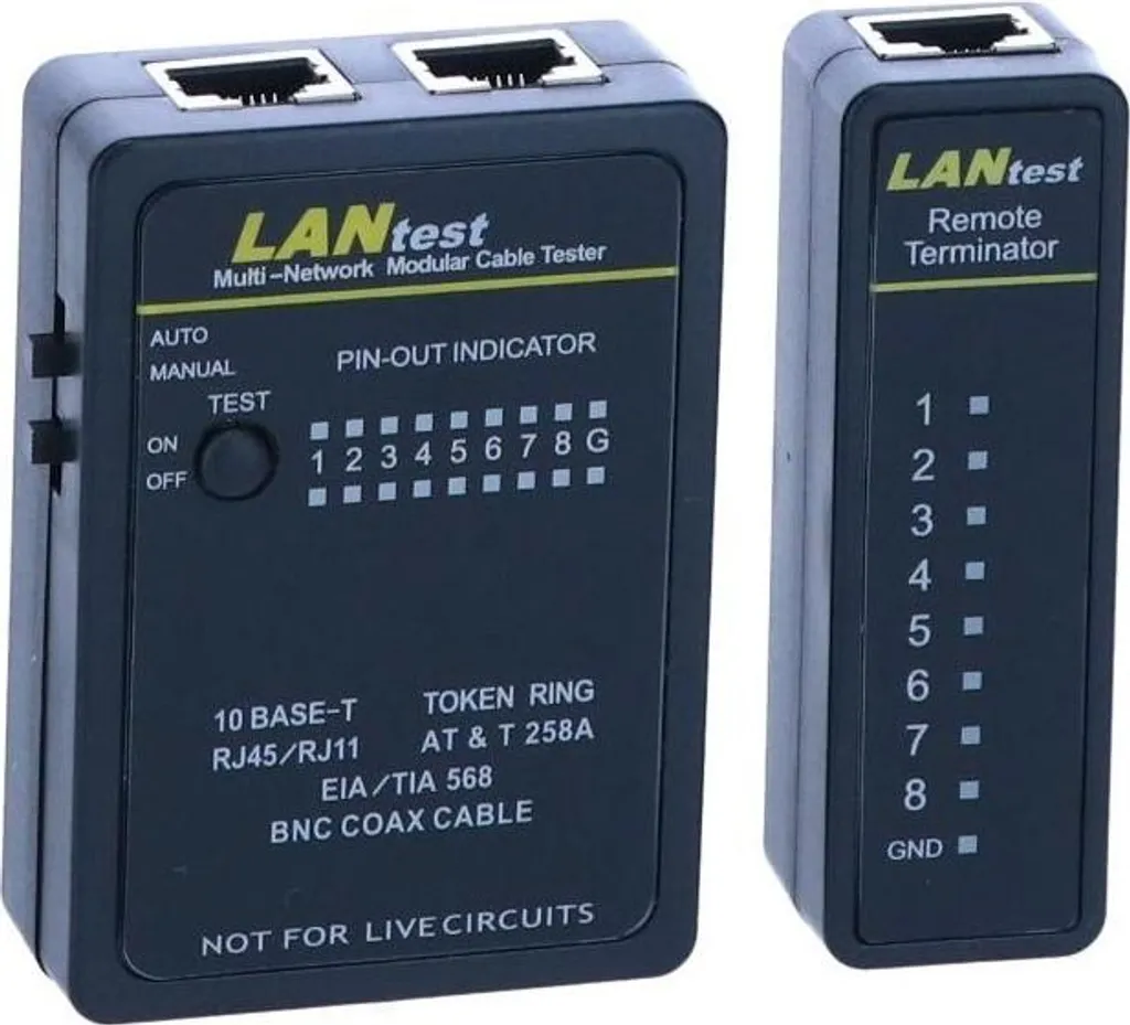 Tester Rete DSIT DC-CABLETEST-PRO | Sicurezza e Test Cavi Cat5 Cat6