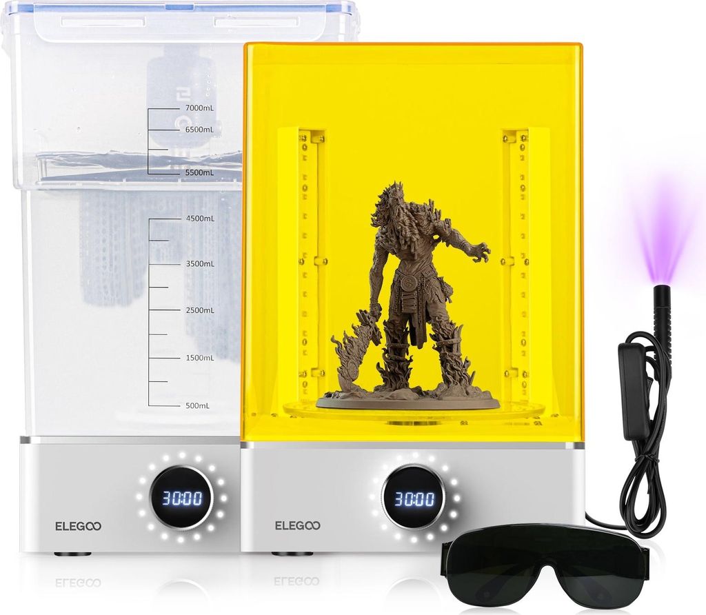 ELEGOO Mercury XS Bundle Wasch- und Aushärtungsstation, Produktbild 