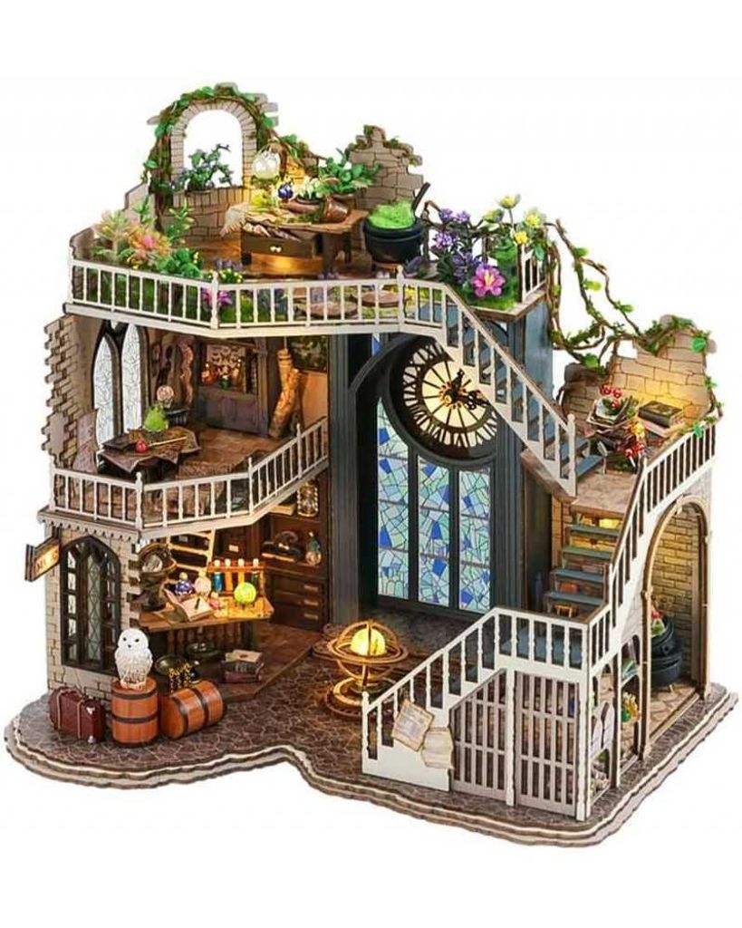 Puzzle 3D, DIY-Häuschen, Magisches Haus, Cutebee, 232 Teile