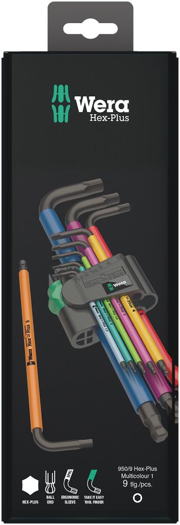 Wera 05073593001 Zestaw kluczy płasko-oczkowych Wera 950 Zdjęcie produktu 
