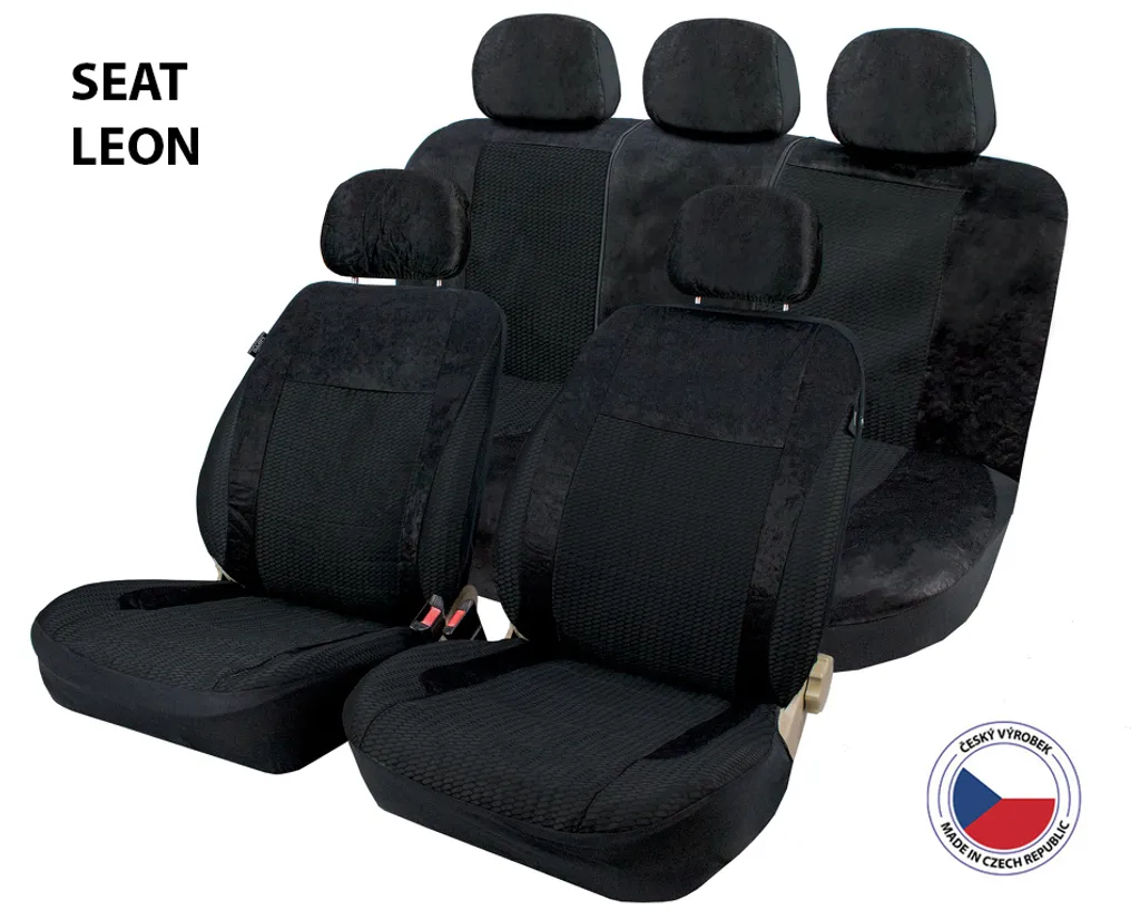 Coprisedili Seat Leon Nero Perfetto | Fodere Auto Alta Qualità Online