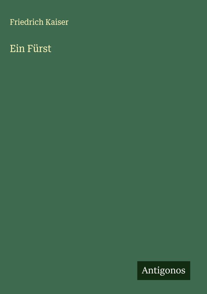 Ein Fürst