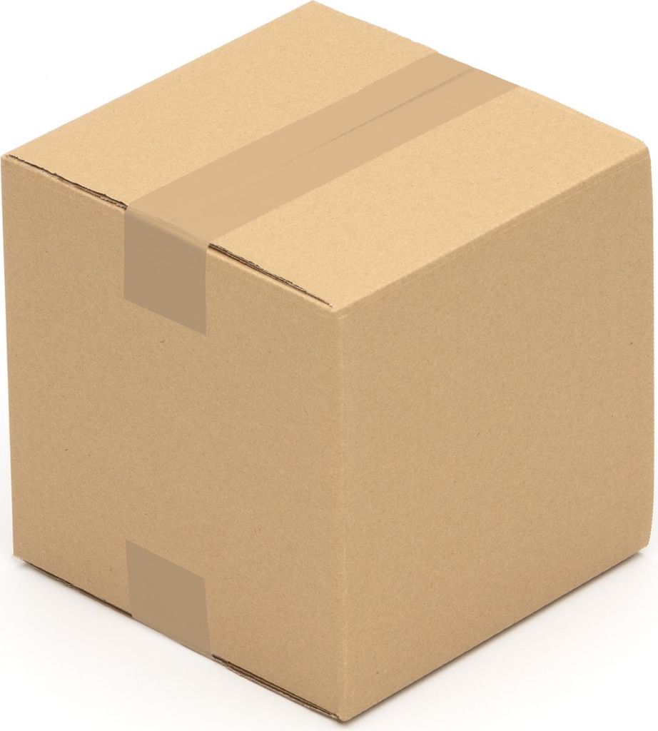 150 x Faltkartons aus Wellpappe 200x200x200mm - Karton braun 1 wellig