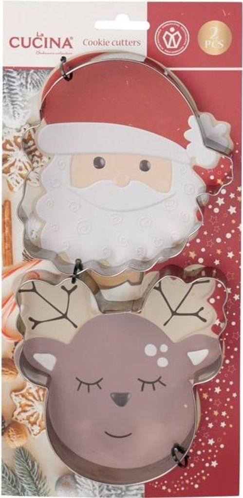 2 Ausstechformen - Weihnachten - 1 Set