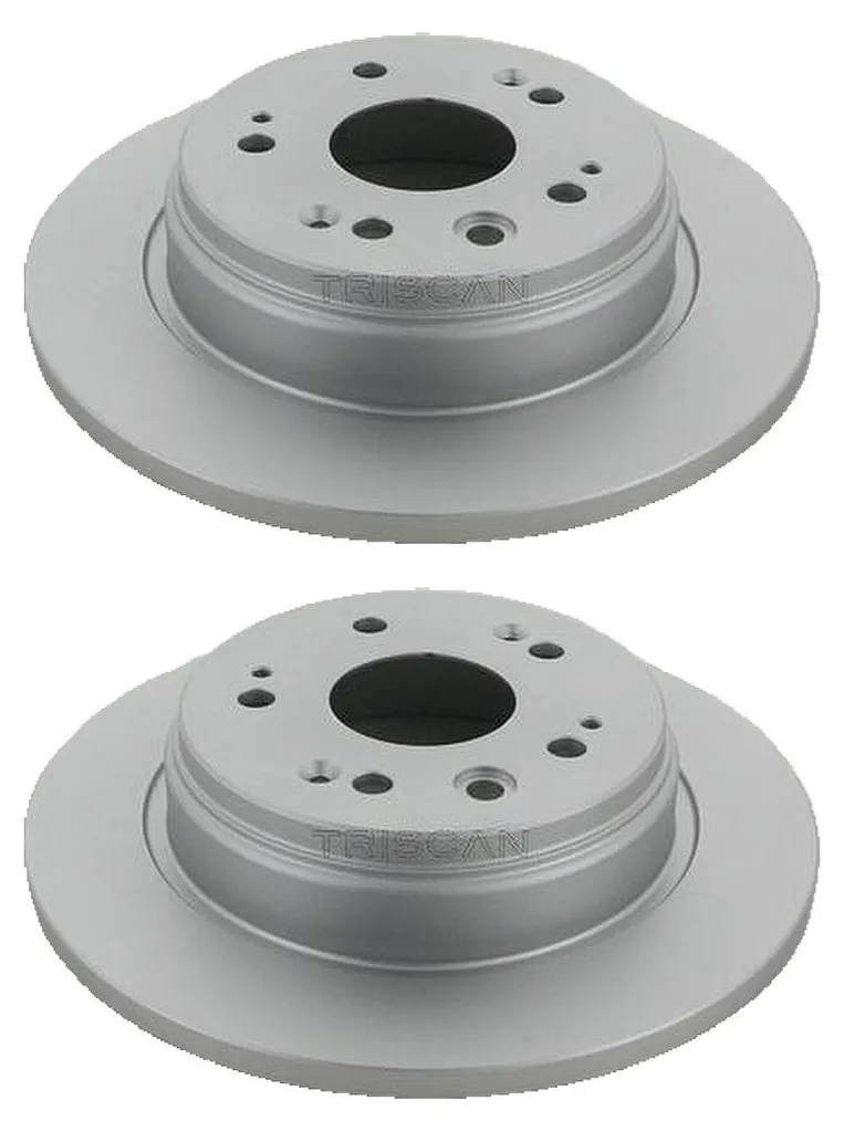 Jeu de Disques de Frein Avant Ø 282 mm TRISCAN adaptés à la HONDA FR-V