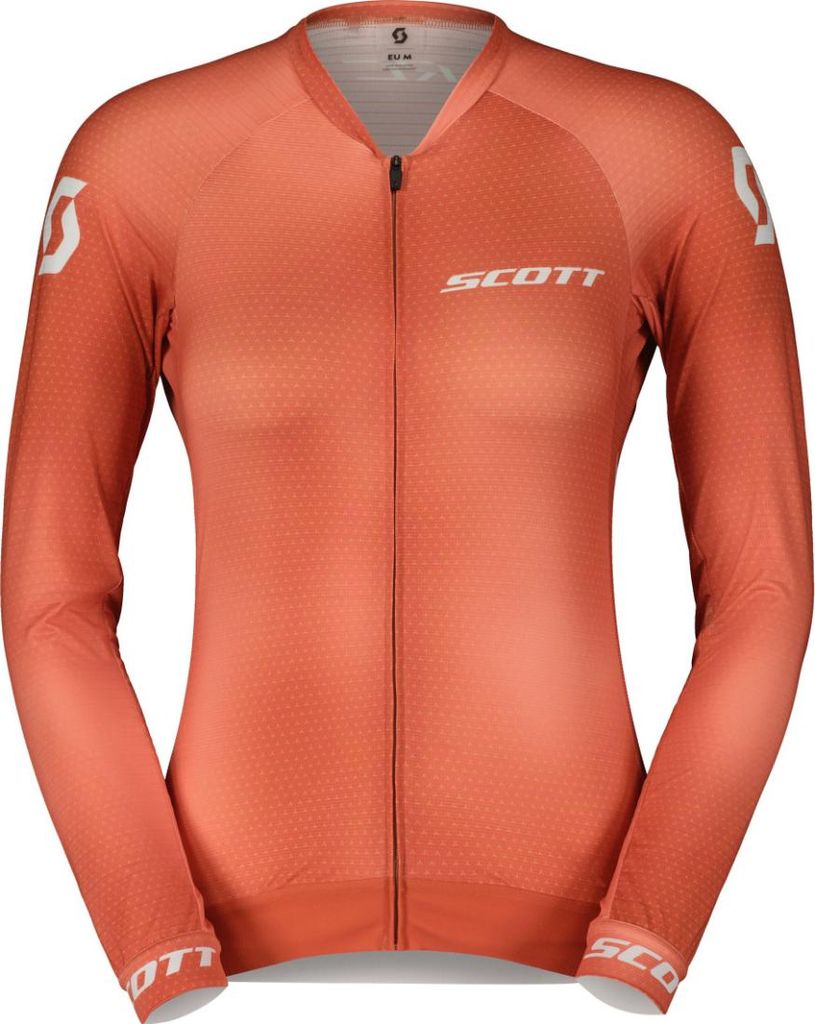 SCOTT Langarm Fahrradtrikot für den Sommer - RC PRO - Orange M