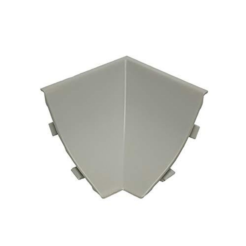 DQ-PP WINKELLEISTE INNENECKE | Stone grigio | 23 x 23mm | PVC | Küchenleiste Arbeitsplatte Abschlussleiste Leiste Küche Küchenabschlussleiste Wa...