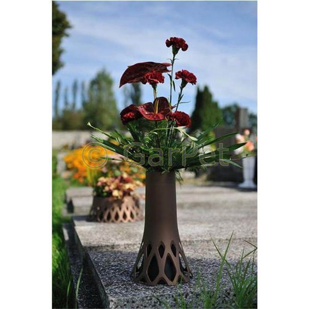 Luxus Grabvasen Mit Erdspiess Bild