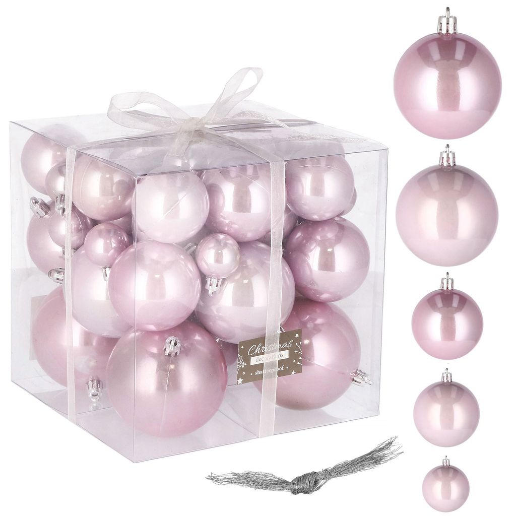Baubles natalizi Baubles per albero di Natale 37 pezzi fino Immagine del prodotto 