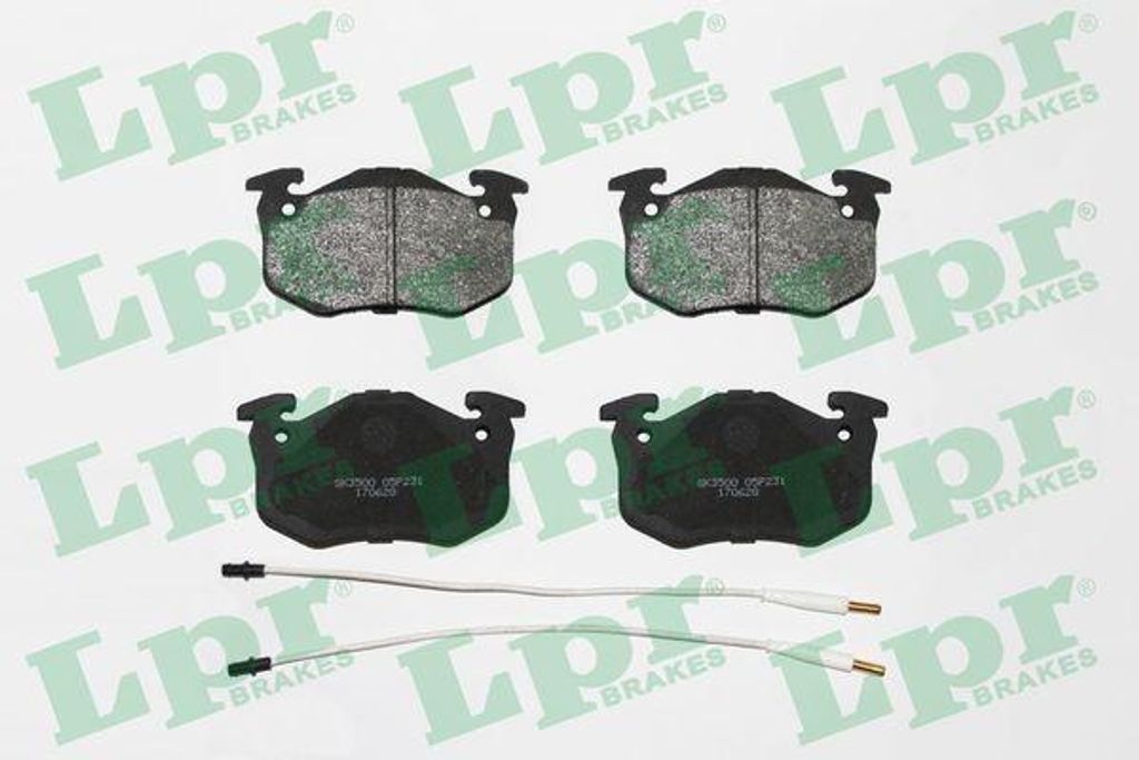LPR 05P231 Bremsbelagsatz, Scheibenbremse OE 7701202213 kompatibel mit Clio, Twingo