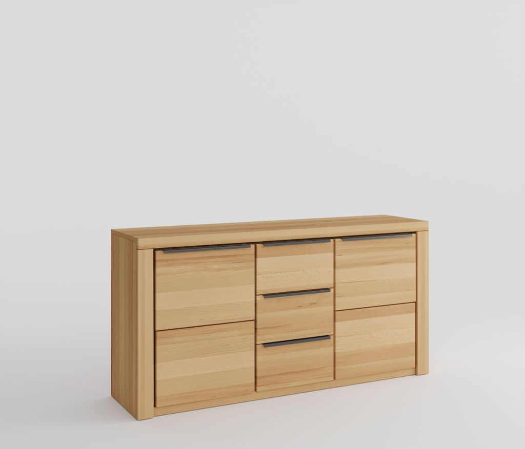 Sideboard Kommode Brest Kernbuche geölt Teilmassiv Breite 160cm Anrichte