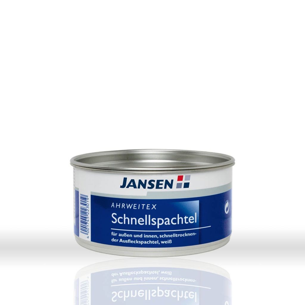 Jansen Ahrweitex Schnellspachtel für innen und aussen weiß Produktbild 