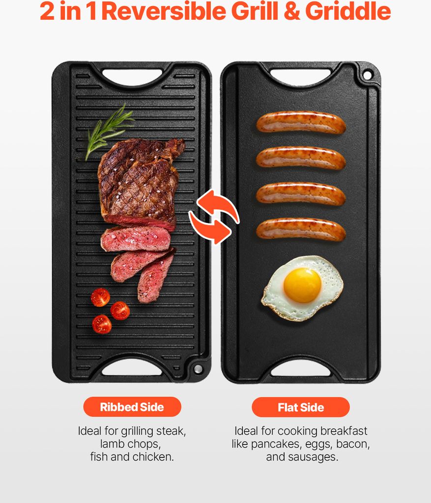 Griglia In Ghisa Reversibile 50x23 Cm | Leroy Merlin - Foto 7