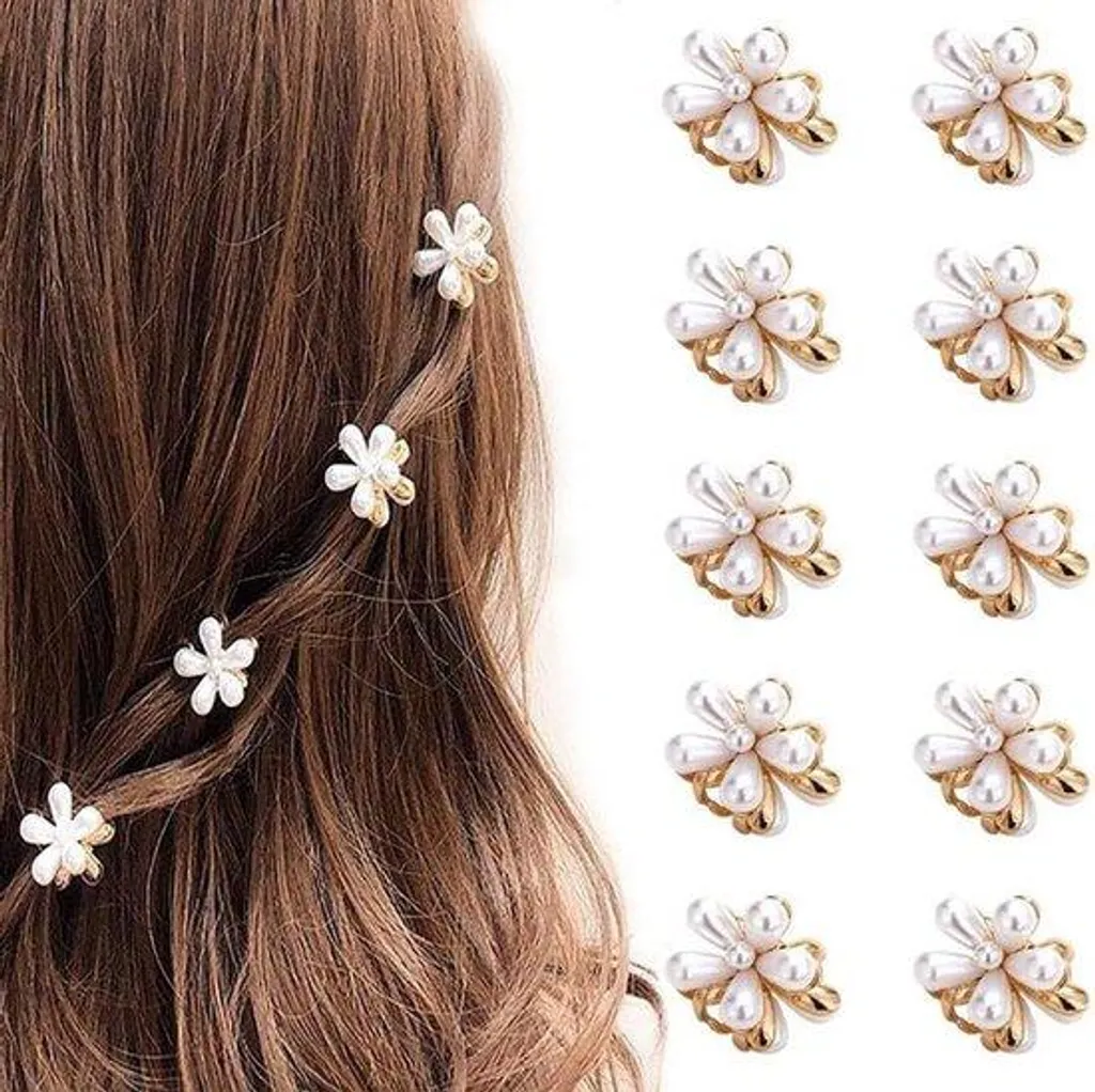Barrettes perles mariage : lot de 20 pour une coiffure qui tient bien