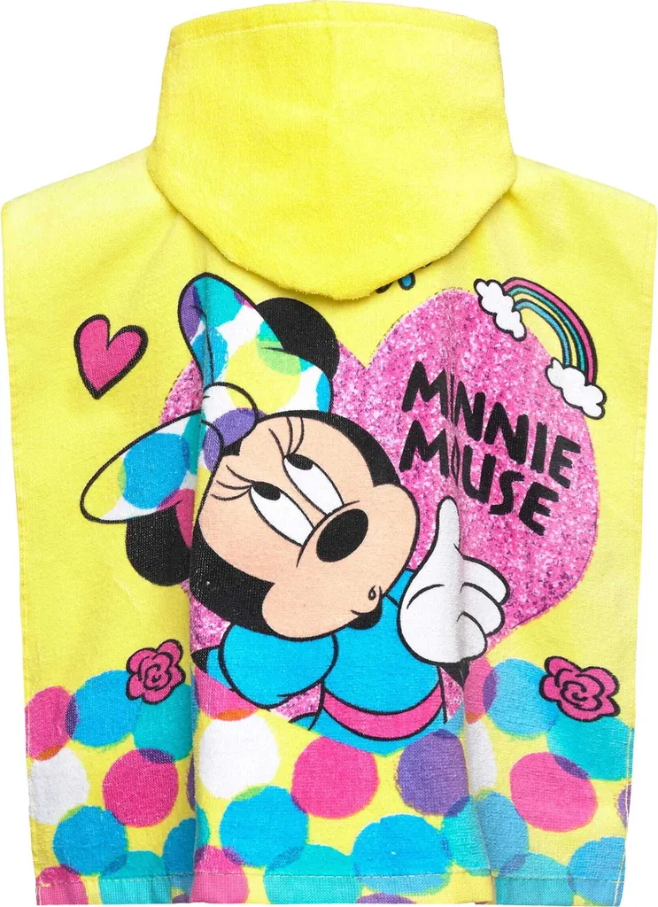 Poncho Mare Minnie Mouse 50x100 cm - Accappatoio Bimba Disney - 7