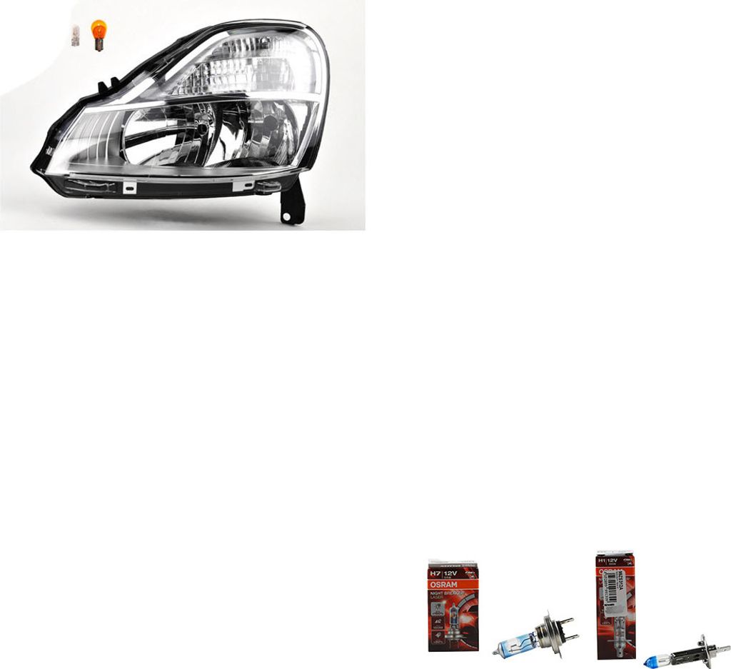 Scheinwerfer + Osram Night Breaker Laser passend für Renault Modus FP JP Links 7701069734 Johns