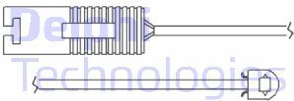 Vystrazny kontakt - sada, opotrebeni brzdoveho oblozeni